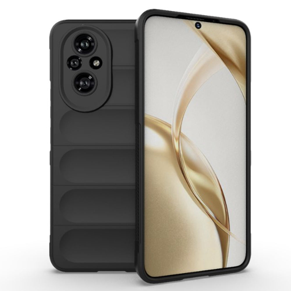 Husa de protectie Techsuit Magic Shield compatibila cu Honor 200, acoperire spate, negru