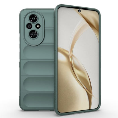 Husa de protectie Techsuit Magic Shield compatibila cu Honor 200, acoperire spate, verde