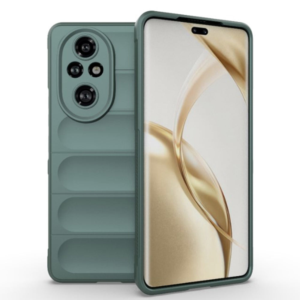 Husa de protectie Techsuit Magic Shield compatibila cu Honor 200 Pro, acoperire spate, verde