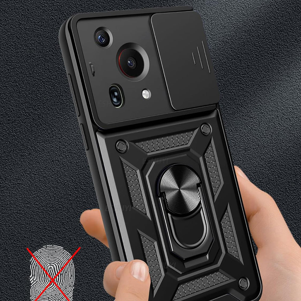 Husa de protectie Techsuit CamShield Series compatibila cu Huawei Pura 70 Ultra, acoperire spate, negru