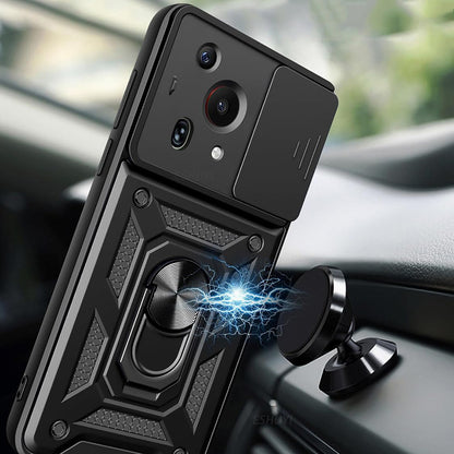 Husa de protectie Techsuit CamShield Series compatibila cu Huawei Pura 70 Pro, acoperire spate, albastru