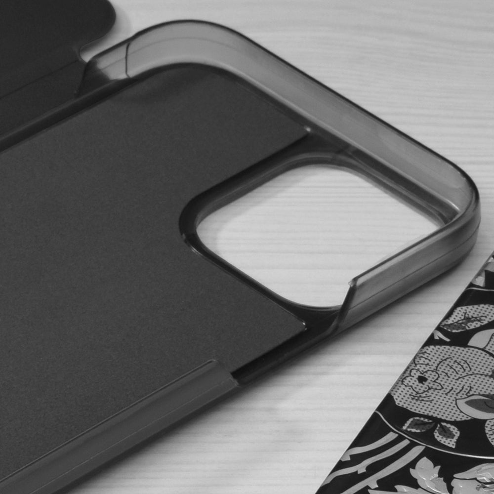 Husa de protectie Techsuit eFold Series compatibila cu Apple iPhone 13 Pro Max, acoperire spate, negru