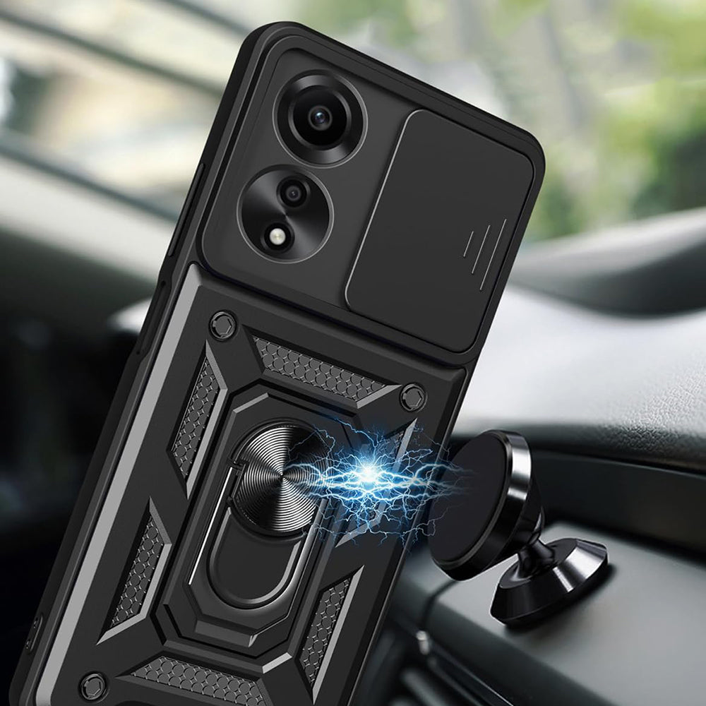 Husa de protectie Techsuit CamShield Series compatibila cu Oppo A60, acoperire spate, rose gold