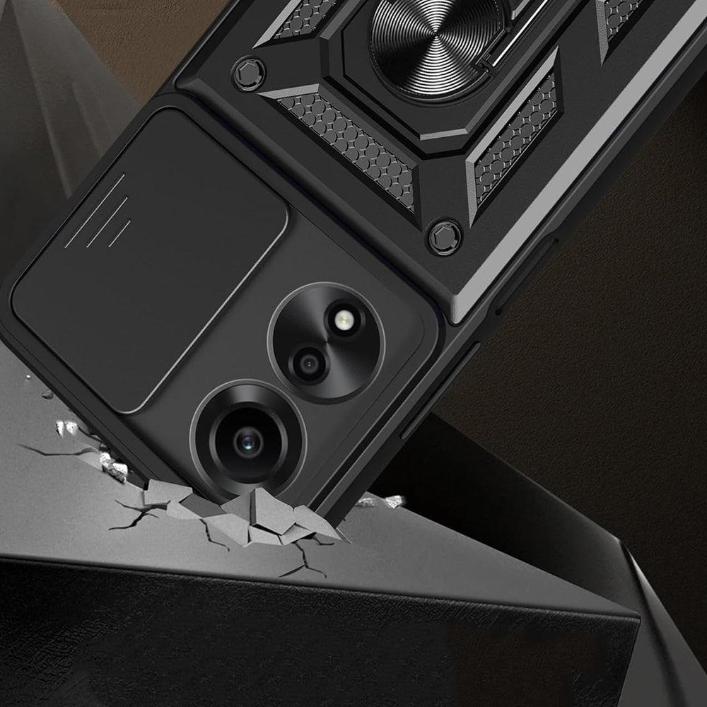 Husa de protectie Techsuit CamShield Series compatibila cu Oppo A60, acoperire spate, rose gold