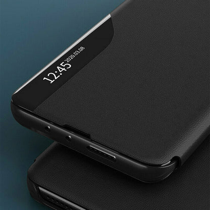 Husa de protectie Techsuit eFold Series compatibila cu Samsung Galaxy A33 5G, acoperire spate, albastru