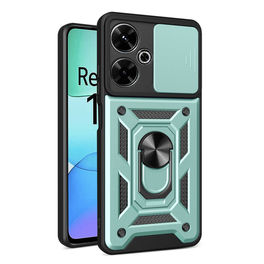 Husa de protectie Techsuit CamShield Series compatibila cu Xiaomi Redmi Poco M6 4G, acoperire spate, verde