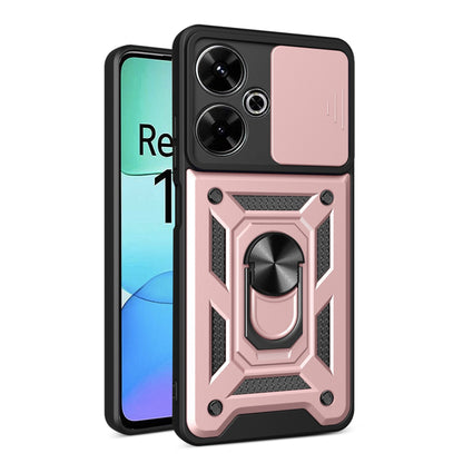 Husa de protectie Techsuit CamShield Series compatibila cu Xiaomi Redmi 13, acoperire spate, rose gold