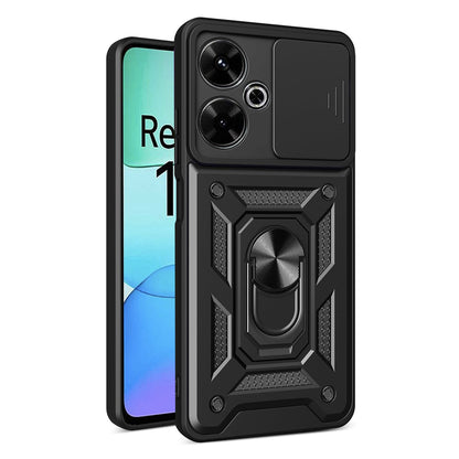Husa de protectie Techsuit CamShield Series compatibila cu Xiaomi Redmi 13, acoperire spate, negru