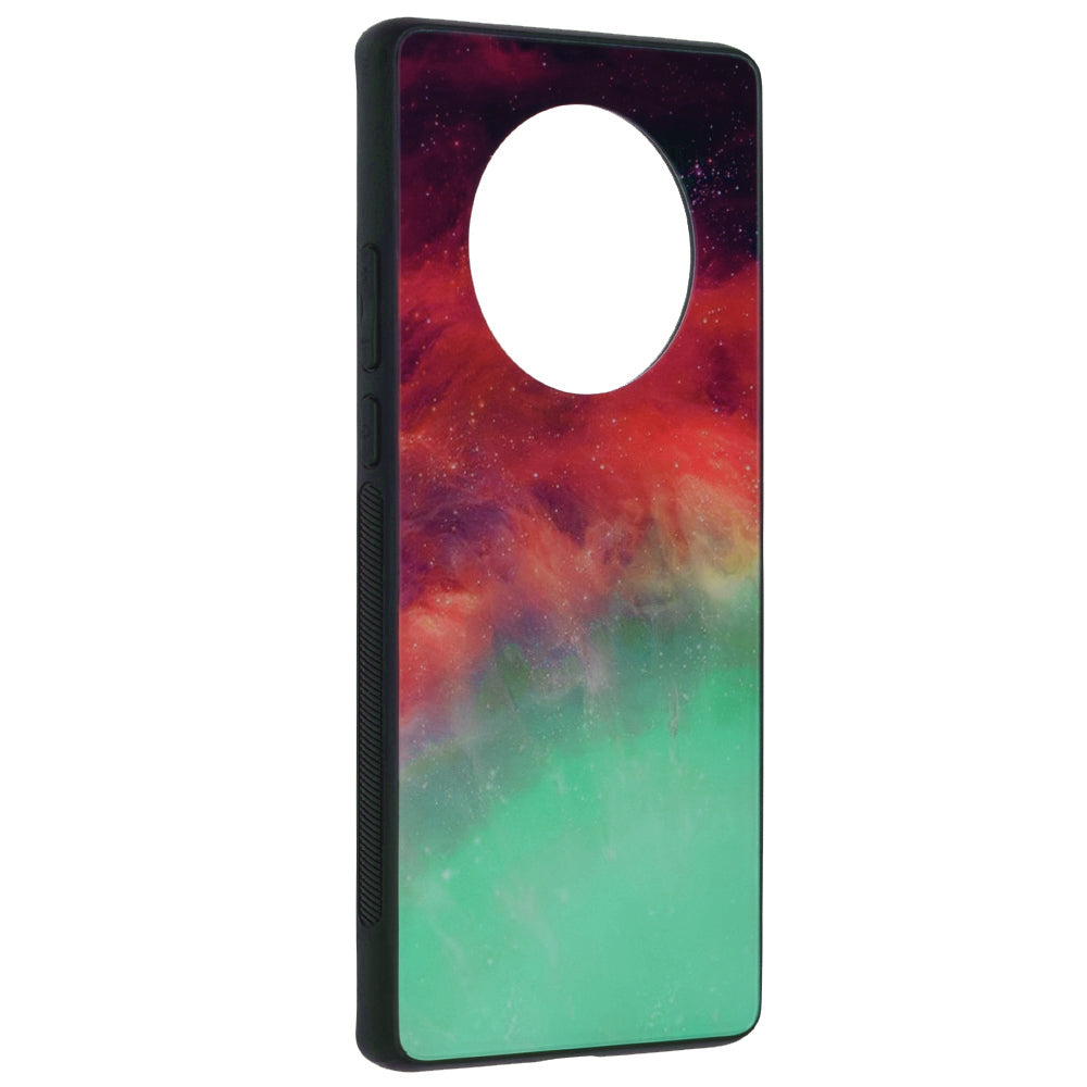 Husa de protectie Techsuit Glaze Series compatibila cu Huawei Mate 40 Pro, acoperire spate, Fiery Ocean