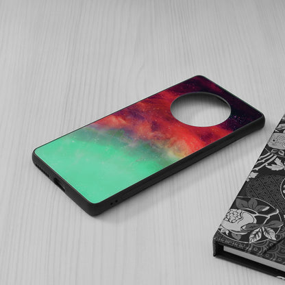 Husa de protectie Techsuit Glaze Series compatibila cu Huawei Mate 40 Pro, acoperire spate, Fiery Ocean