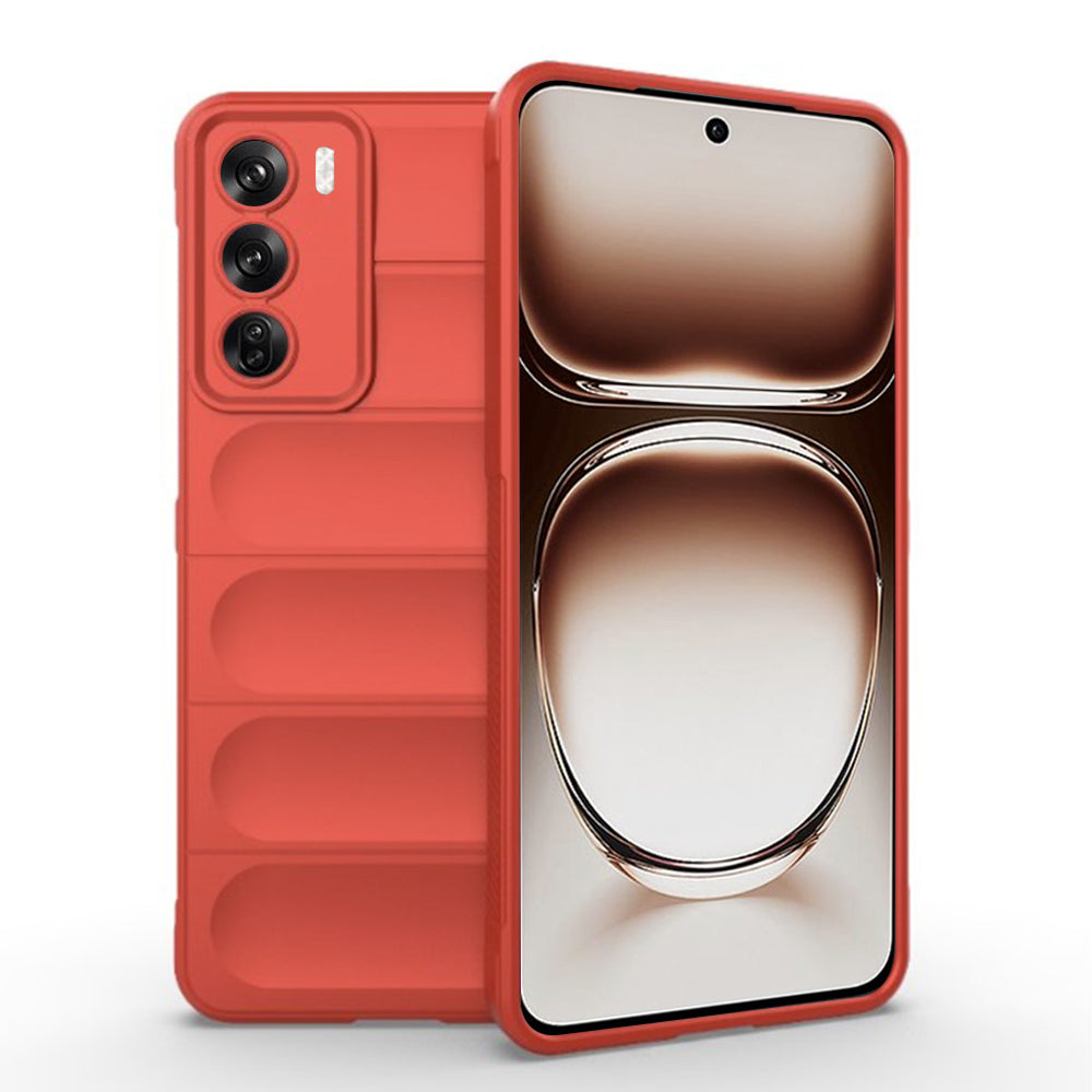 Husa de protectie Techsuit Magic Shield compatibila cu Oppo Reno12 Pro, acoperire spate, rosu