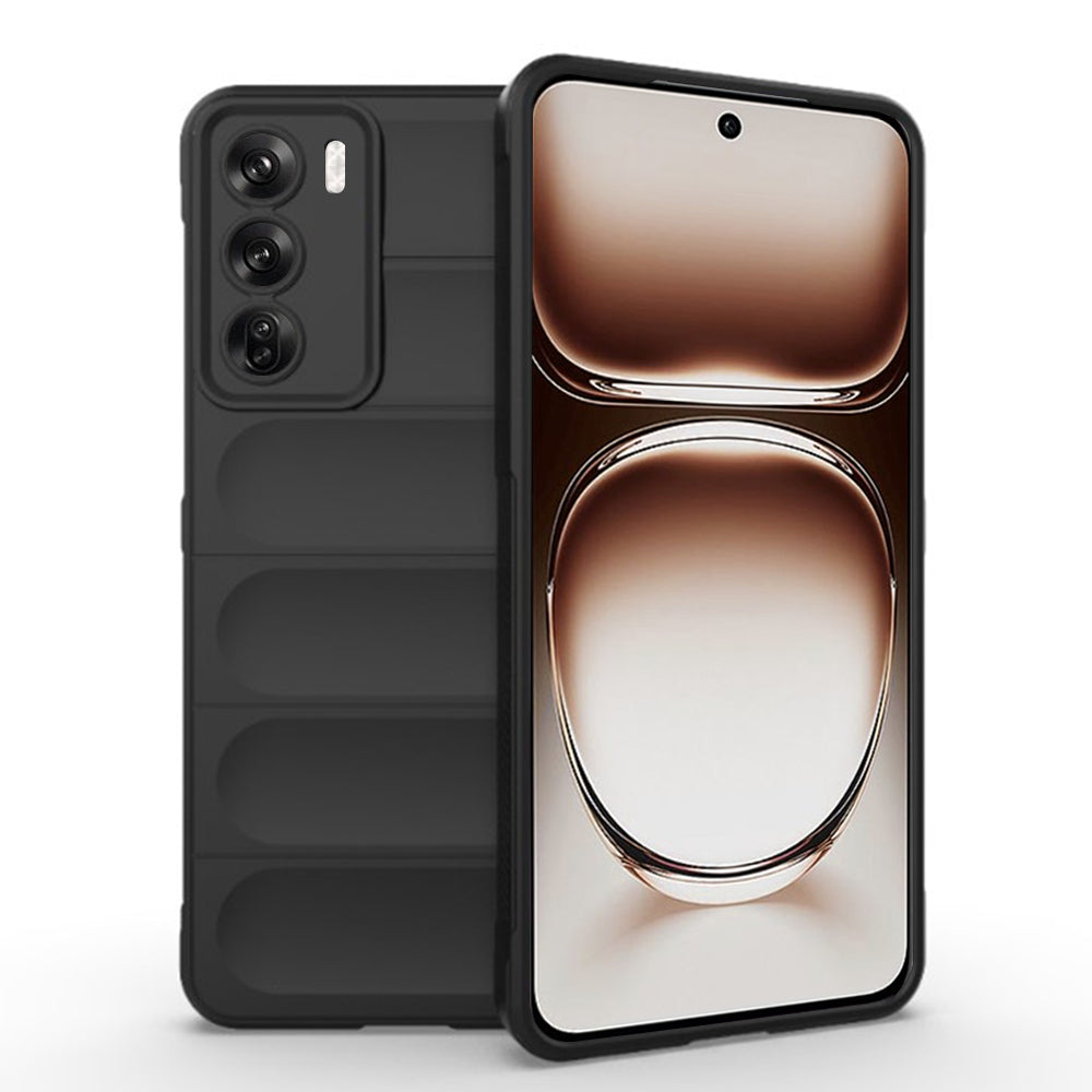 Husa de protectie Techsuit Magic Shield compatibila cu Oppo Reno12 Pro, acoperire spate, negru