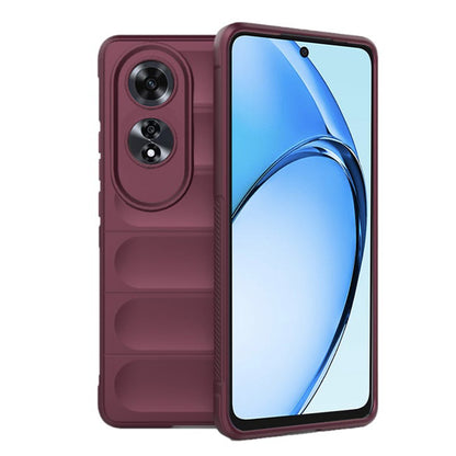 Husa de protectie Techsuit Magic Shield compatibila cu Oppo A60, acoperire spate, visiniu