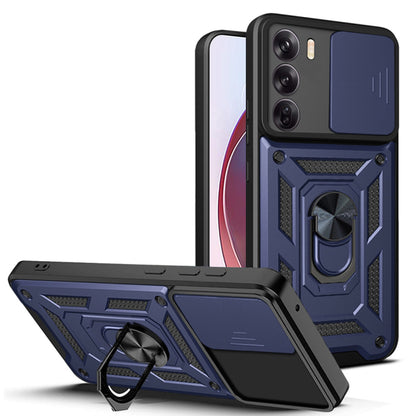 Husa de protectie Techsuit CamShield Series compatibila cu Oppo Reno12, acoperire spate, albastru