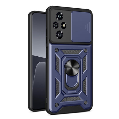 Husa de protectie Techsuit CamShield Series compatibila cu Honor 200, acoperire spate, albastru