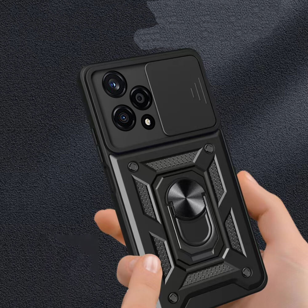 Husa de protectie Techsuit CamShield Series compatibila cu Honor 200, acoperire spate, verde