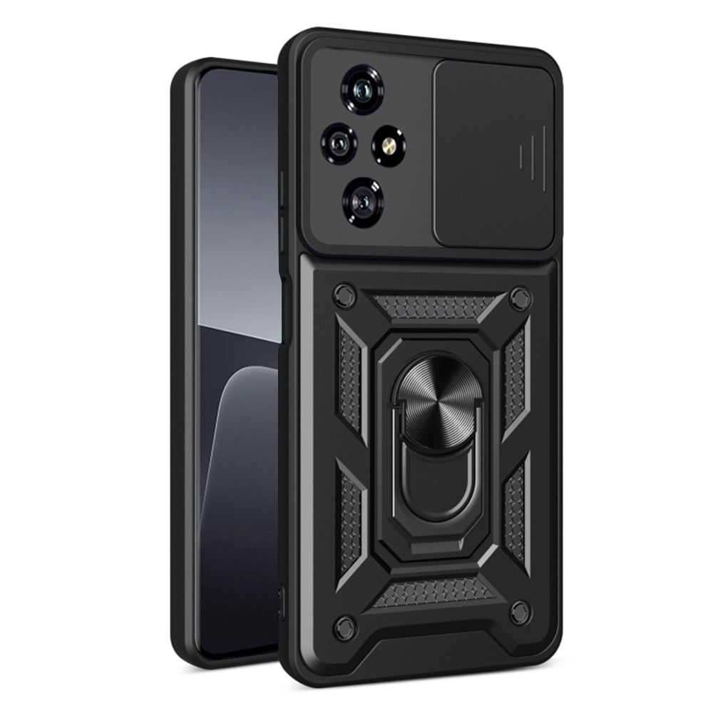 Husa de protectie Techsuit CamShield Series compatibila cu Honor 200, acoperire spate, negru