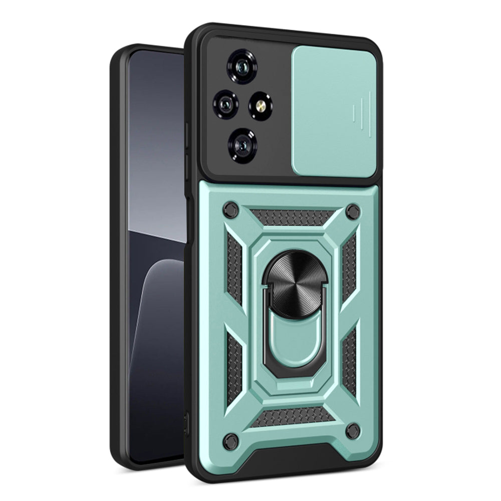 Husa de protectie Techsuit CamShield Series compatibila cu Honor 200 Pro, acoperire spate, verde