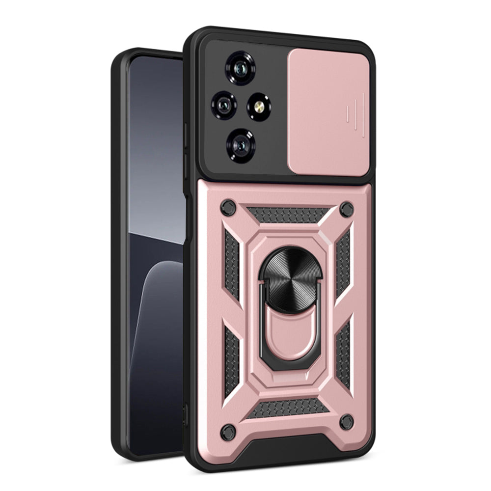 Husa de protectie Techsuit CamShield Series compatibila cu Honor 200 Pro, acoperire spate, rose gold