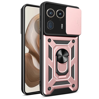 Husa de protectie Techsuit CamShield Series compatibila cu Motorola Edge 50 Ultra, acoperire spate, rose gold