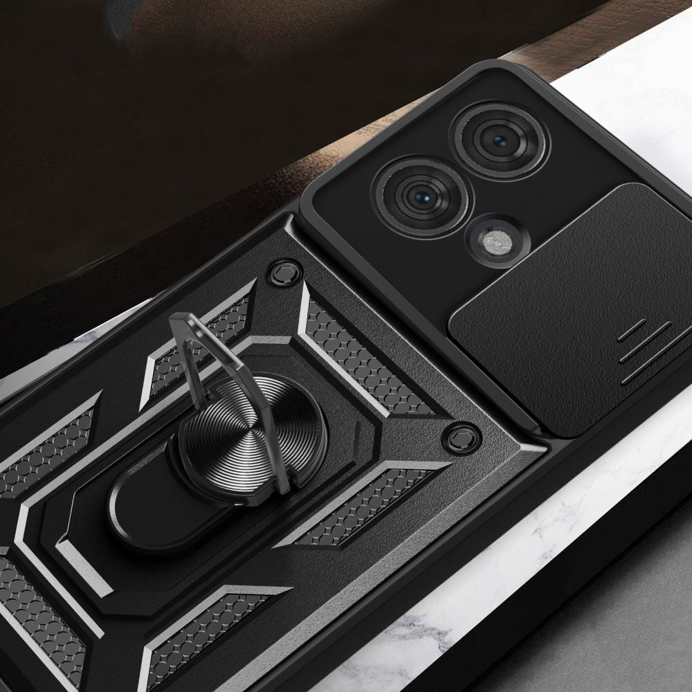 Husa de protectie Techsuit CamShield Series compatibila cu Motorola Edge 50 Ultra, acoperire spate, negru