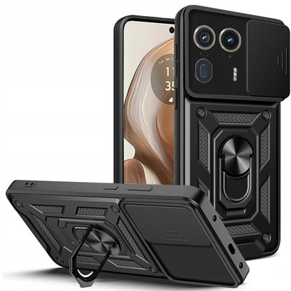 Husa de protectie Techsuit CamShield Series compatibila cu Motorola Edge 50 Ultra, acoperire spate, negru