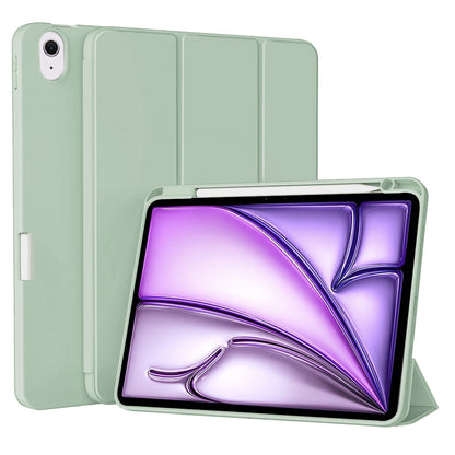 Husa de protectie pentru tableta Techsuit Flex Trifold compatibila cu Apple iPad Air 11 (2024), verde deschis, TPU
