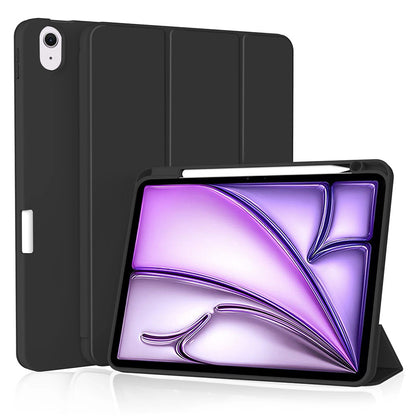 Husa de protectie pentru tableta Techsuit Flex Trifold compatibila cu Apple iPad Air 11 (2024), negru, TPU