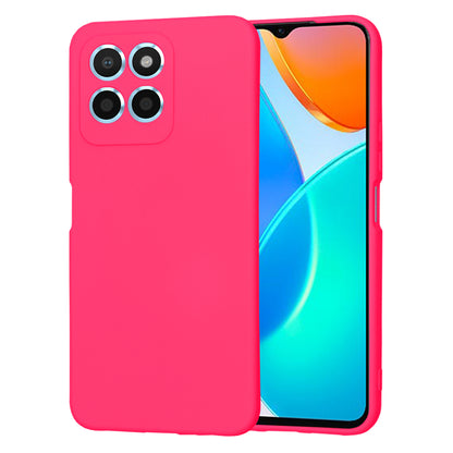 Husa de protectie Techsuit SoftFlex compatibila cu Honor 70 Lite, acoperire spate, roz neon