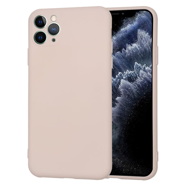 Husa de protectie Techsuit SoftFlex compatibila cu Apple iPhone 11 Pro Max, acoperire spate, roz pudra