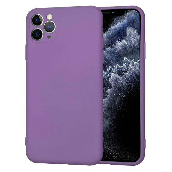 Husa de protectie Techsuit SoftFlex compatibila cu Apple iPhone 11 Pro Max, acoperire spate, mov