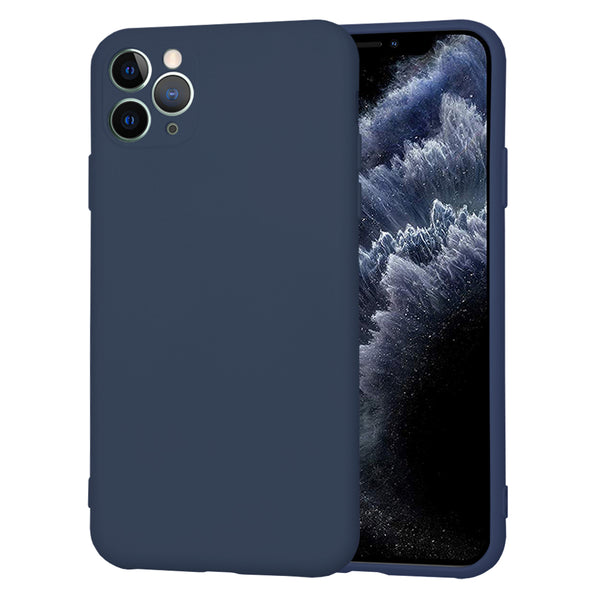 Husa de protectie Techsuit SoftFlex compatibila cu Apple iPhone 11 Pro Max, acoperire spate, albastru inchis