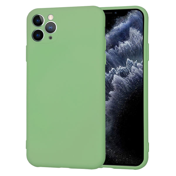 Husa de protectie Techsuit SoftFlex compatibila cu Apple iPhone 11 Pro Max, acoperire spate, verde menta