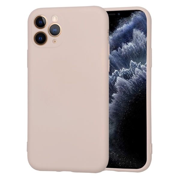 Husa de protectie Techsuit SoftFlex compatibila cu Apple iPhone 11 Pro, acoperire spate, roz pudra