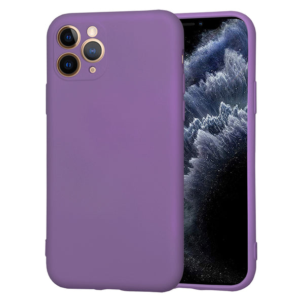 Husa de protectie Techsuit SoftFlex compatibila cu Apple iPhone 11 Pro, acoperire spate, mov