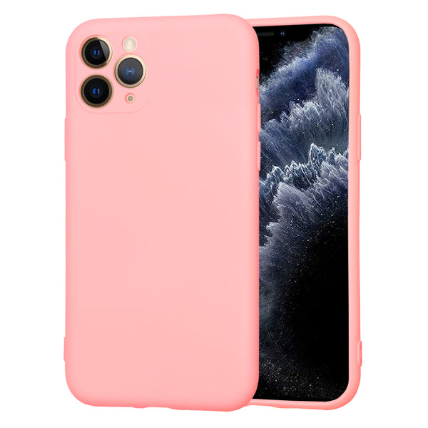 Husa de protectie Techsuit SoftFlex compatibila cu Apple iPhone 11 Pro, acoperire spate, roz deschis