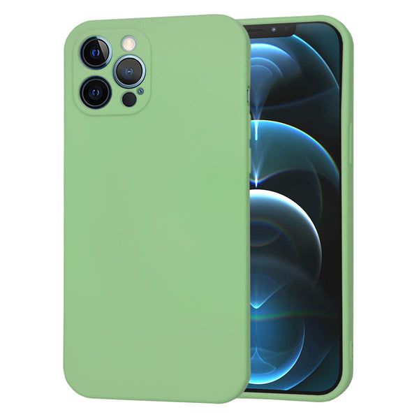 Husa de protectie Techsuit SoftFlex compatibila cu Apple iPhone 12 Pro Max, acoperire spate, verde menta