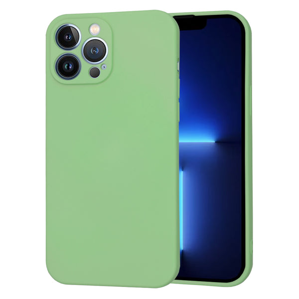 Husa de protectie Techsuit SoftFlex compatibila cu Apple iPhone 13 Pro Max, acoperire spate, verde menta