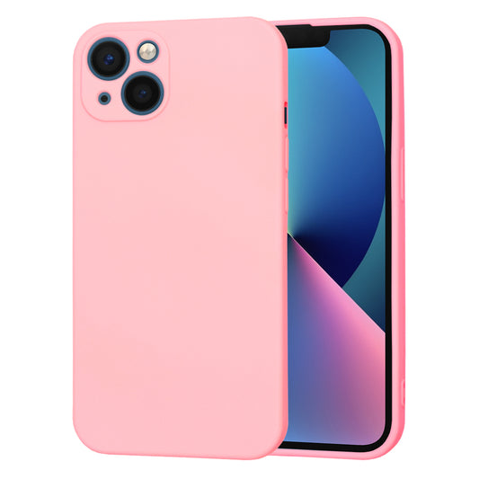 Husa de protectie Techsuit SoftFlex compatibila cu Apple iPhone 13, acoperire spate, roz deschis