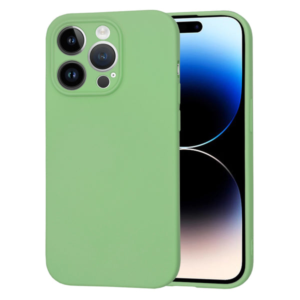 Husa de protectie Techsuit SoftFlex compatibila cu Apple iPhone 14 Pro, acoperire spate, verde menta