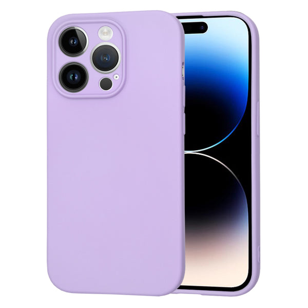 Husa de protectie Techsuit SoftFlex compatibila cu Apple iPhone 14 Pro, acoperire spate, violet