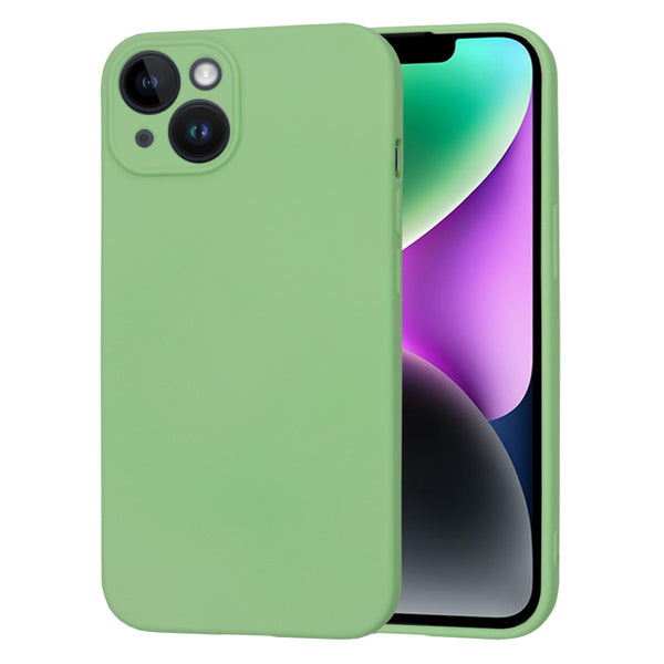 Husa de protectie Techsuit SoftFlex compatibila cu Apple iPhone 14, acoperire spate, verde menta