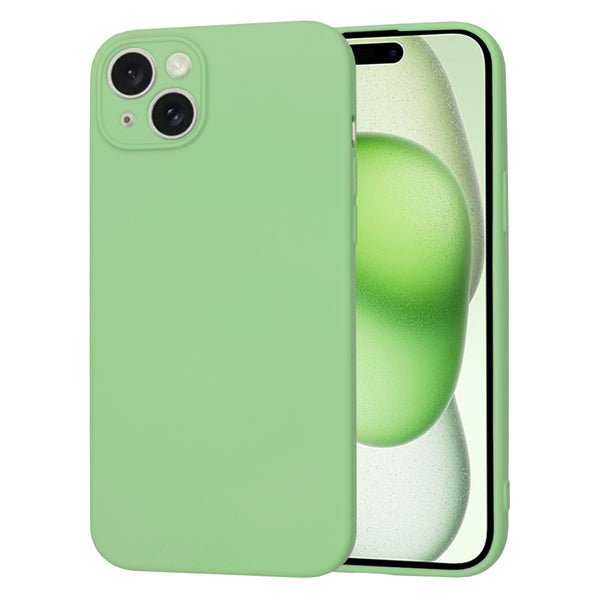 Husa de protectie Techsuit SoftFlex compatibila cu Apple iPhone 15 Plus, acoperire spate, verde menta