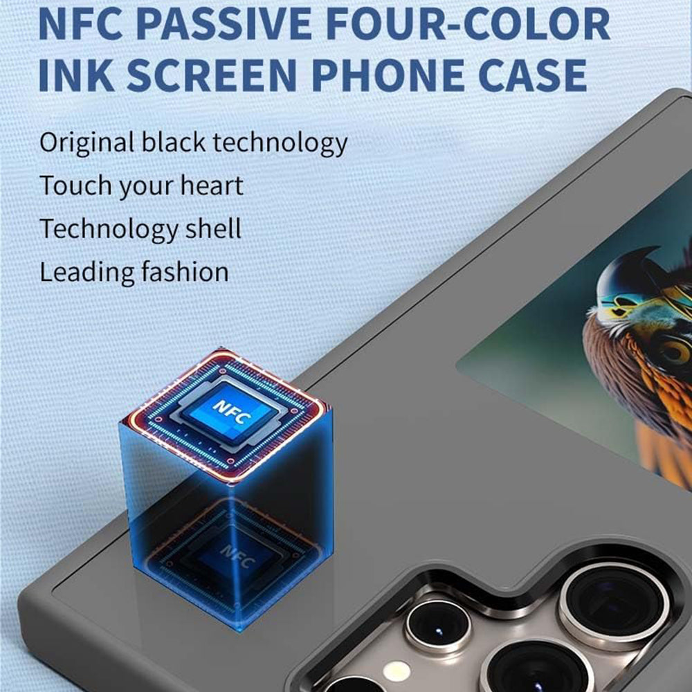 Husa de protectie Techsuit SmartScreen NFC compatibila cu Samsung Galaxy S24 Ultra , acoperire spate, negru