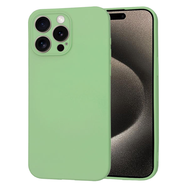 Husa de protectie Techsuit SoftFlex compatibila cu Apple iPhone 15 Pro Max, acoperire spate, verde menta