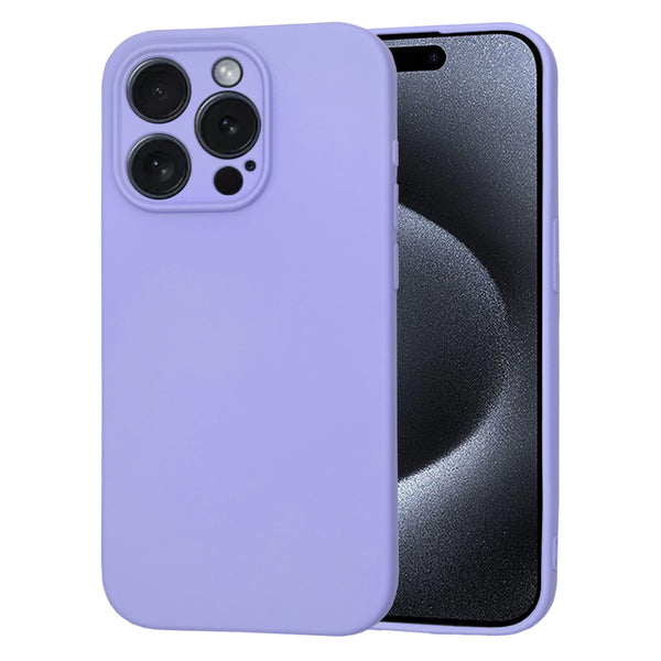 Husa de protectie Techsuit SoftFlex compatibila cu Apple iPhone 15 Pro, acoperire spate, violet