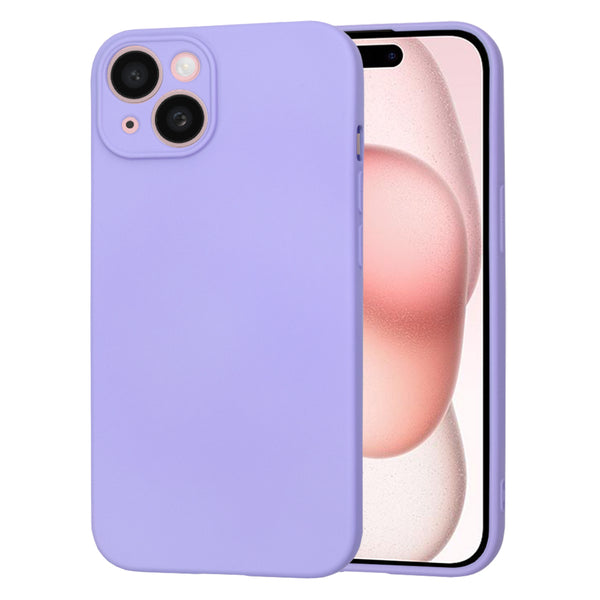 Husa de protectie Techsuit SoftFlex compatibila cu Apple iPhone 15, acoperire spate, violet