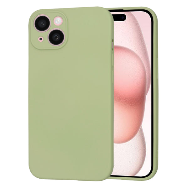 Husa de protectie Techsuit SoftFlex compatibila cu Apple iPhone 15, acoperire spate, verde kaki