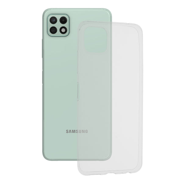 Husa de protectie Techsuit Clear Silicone compatibila cu Samsung Galaxy A22 5G, acoperire spate, transparent