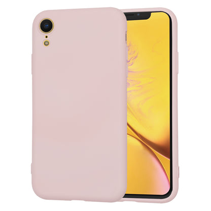 Husa de protectie Techsuit SoftFlex compatibila cu Apple iPhone XR, acoperire spate, roz pudra